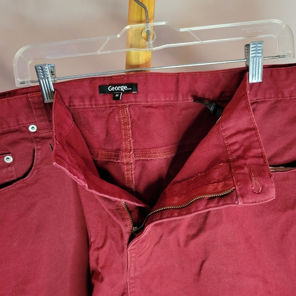 George Men's Cutoff Shorts Rust Size 44 - Picture 4 of 8